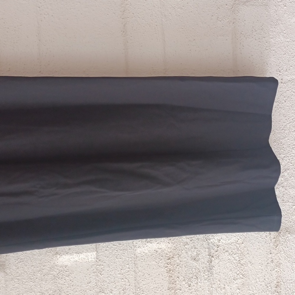 Lulus After Hours Black Strapless Ruffled Maxi Dress Thigh High Side Slit, New - Picture 11 of 16